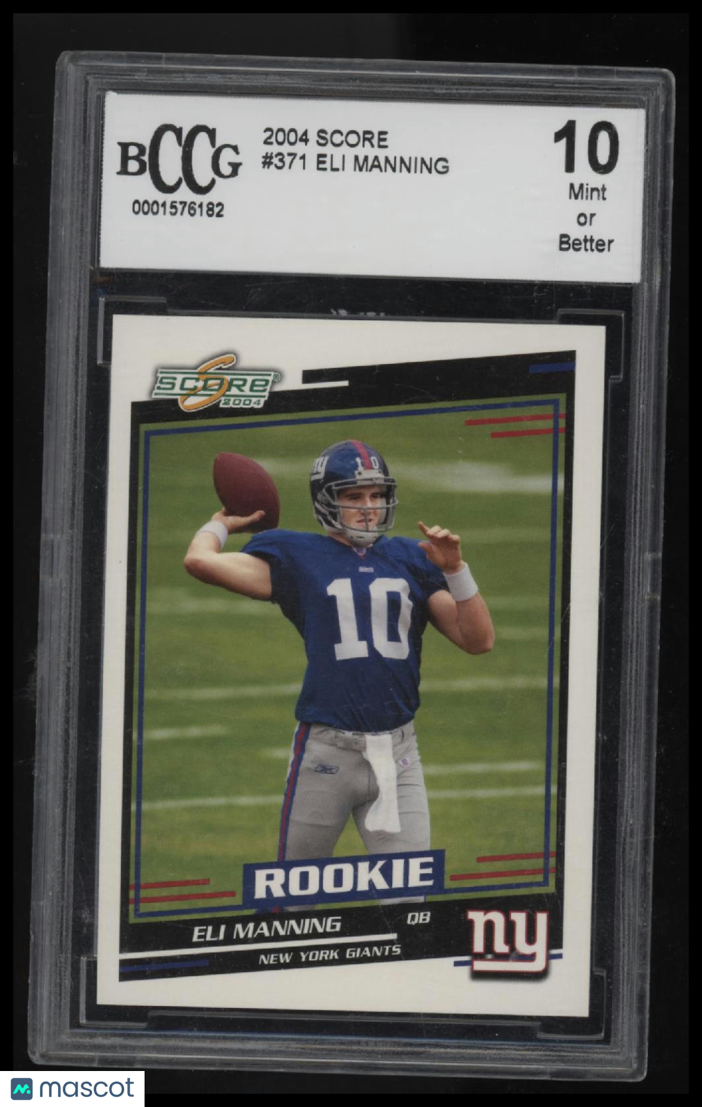 2004 Score Eli Manning BCCG 10.0