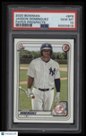 2020 Bowman Paper Prospects Jasson Dominguez Paper Prospects PSA 10