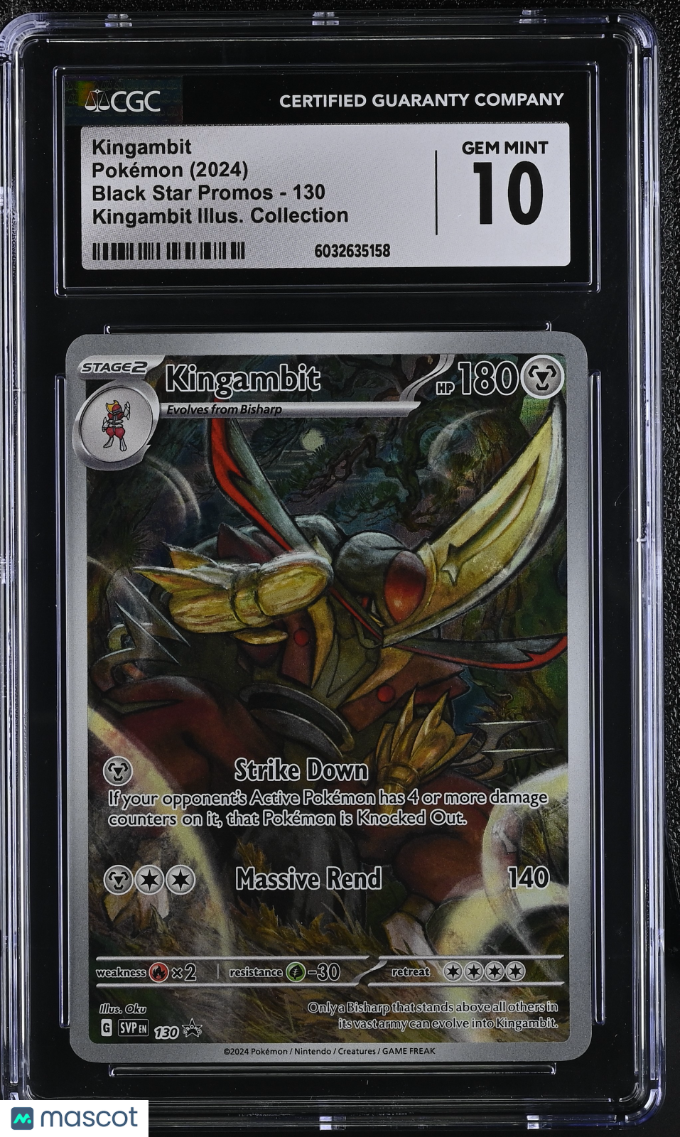 2024 Black Star Promos Kingambit CGC 10