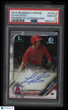 2019 Bowman Chrome Prospects Autographs Livan Soto PSA 10