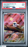 2025 Pokemon Blk En-Black Bolt Larvesta Illustration Rare PSA 9