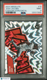 2023 Panini Absolute Kaboom! Horizontal Josh Jacobs PSA 9