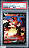2021 Pokemon Swsh Black Star Promo Lance'S Charizard V Celebrations PSA 9