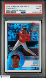 2018 Topps Silver Pack 1983 Chrome Promo Juan Soto 1983 Chrome Promo PSA 9