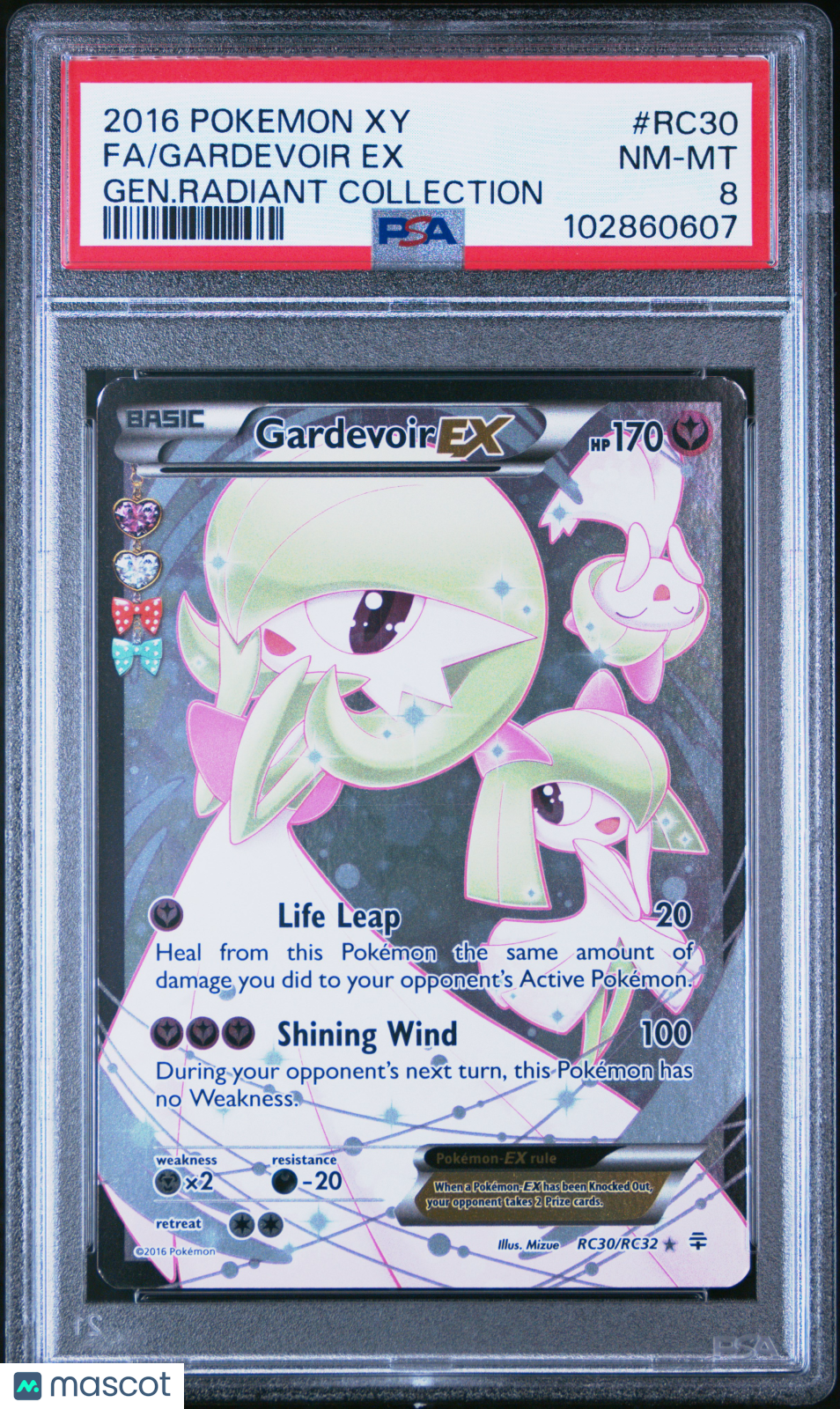 2016 Pokemon Xy Generations Radiant Collection Fa/Gardevoir Ex PSA 8
