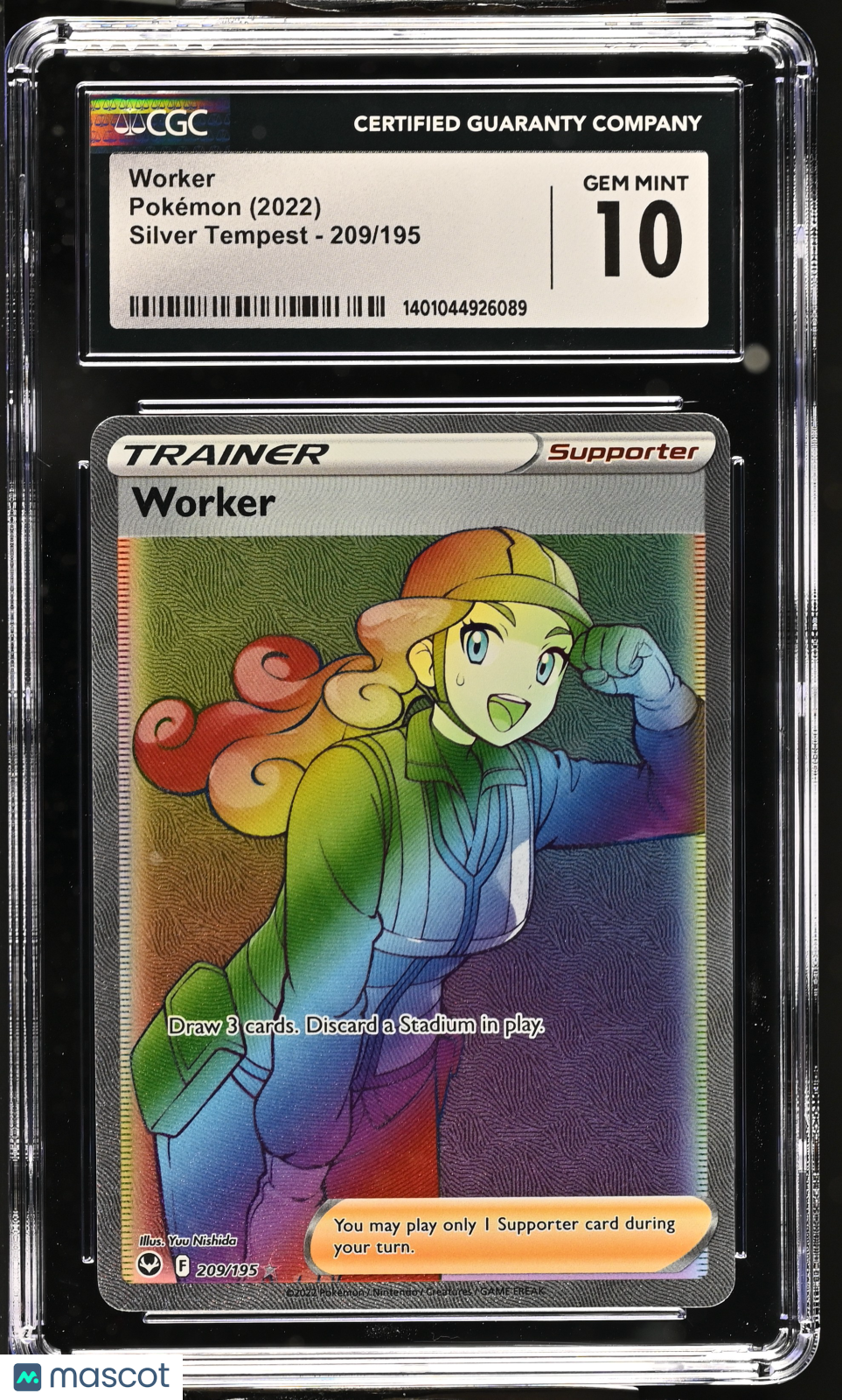 2022 Silver Tempest Worker CGC 10