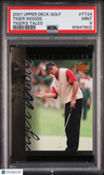 2001 Upper Deck Tiger'S Tales Tiger Woods #TT24 PSA 9