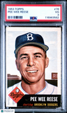 1953 Topps Pee Wee Reese PSA 3