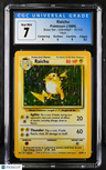 1999 Base Set Raichu CGC 7