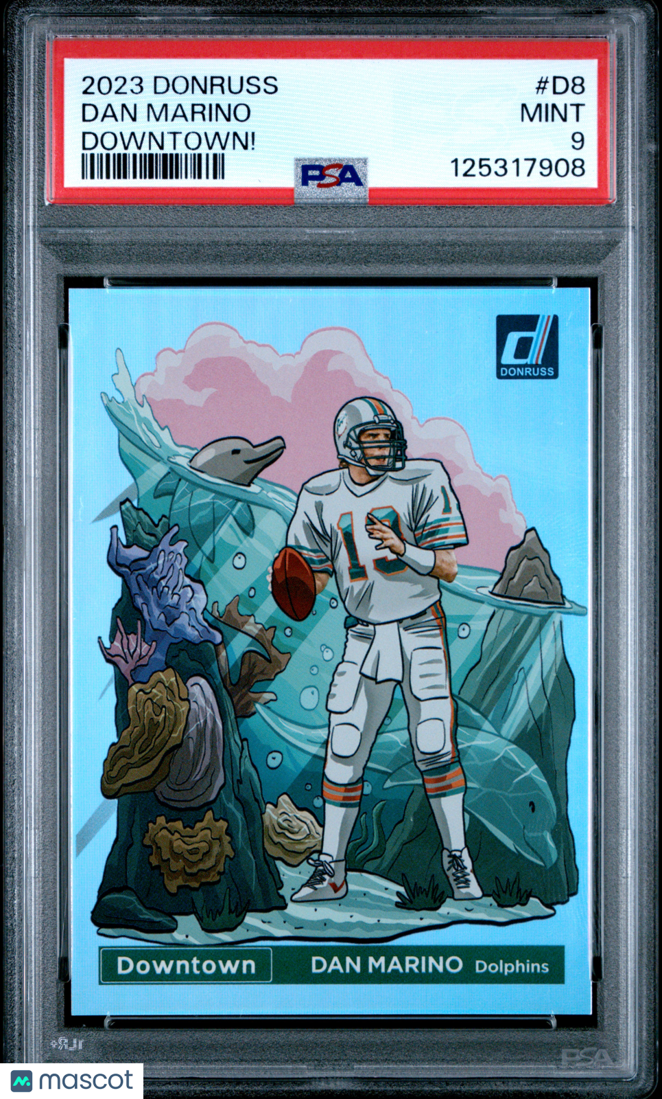 2023 Panini Donruss Downtown! Dan Marino PSA 9