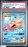 2019 Pokemon Sun & Moon Unified Minds Slowpk. & Psydck. Gx Unified Minds PSA 10