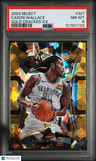 2023 Panini Select Cason Wallace Gold Cracked Ice PSA 8