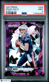 2024 Panini Prizm Drake Maye Purple Ice PSA 9