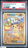2024 Pokemon Ssp En-Surging Sparks Pikachu Ex Hyper Rare PSA 9