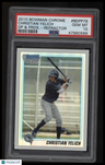 2010 Bowman Chrome Draft Picks & Prospects Christian Yelich Refractor PSA 10