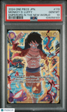 2024 One Piece Japanese Op09-Emperors In The New World Monkey D. Luffy PSA 10