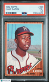 1962 Topps Hank Aaron PSA 3.5