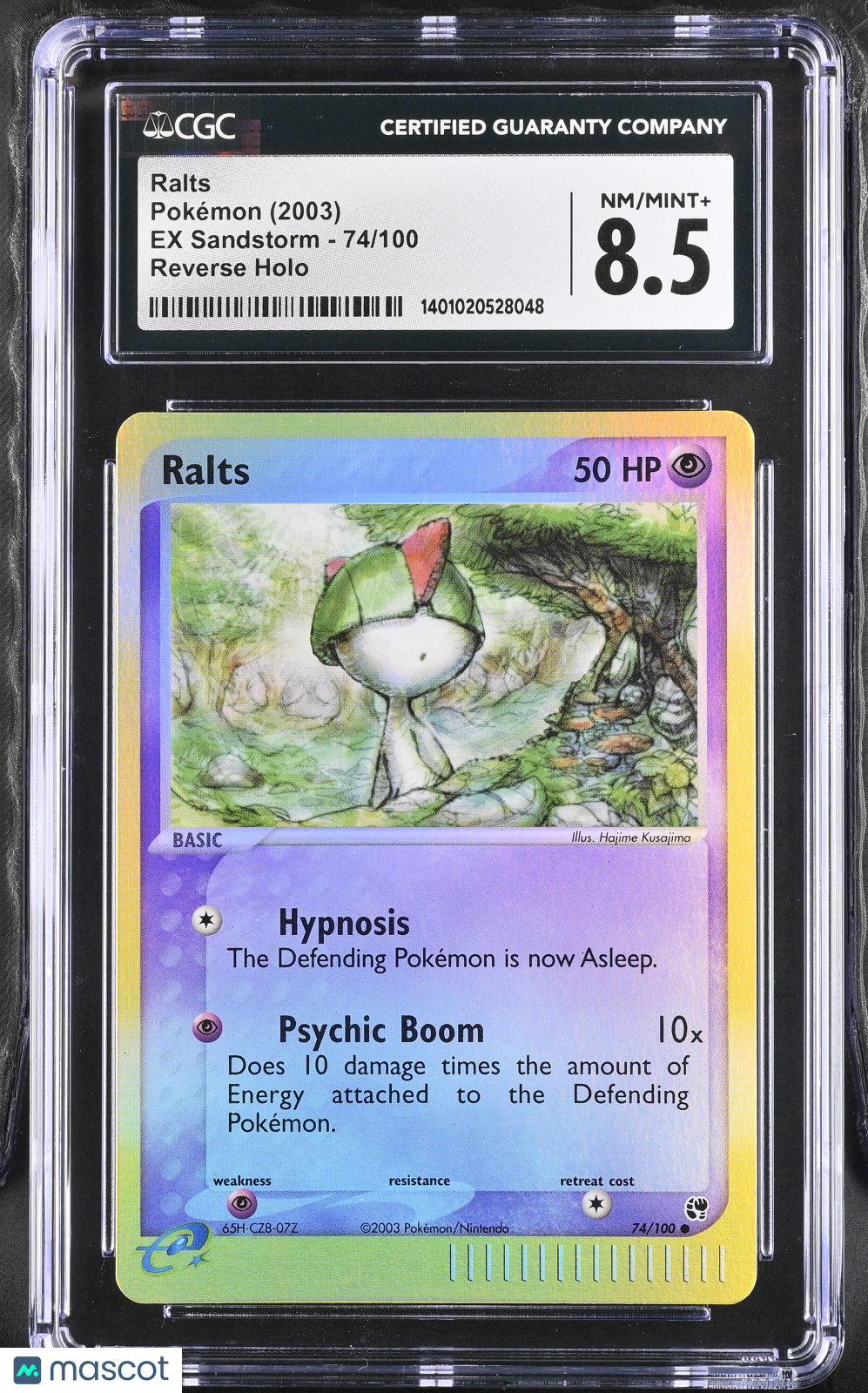 2003 EX Sandstorm Ralts CGC 8.5