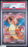 2023 Pokemon Mew En-151 Charizard Ex Ultra Rare PSA 8