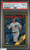 2023 Topps Silver Pack 1988 Chrome Promo Anthony Volpe Gold Refractor PSA 8