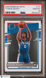 2020 Panini Donruss Optic Tyrese Maxey PSA 10