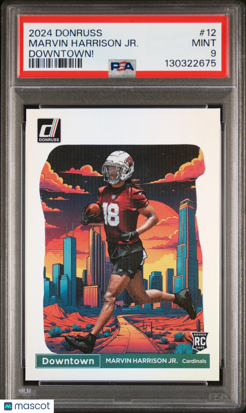 2024 Panini Donruss Downtown! Marvin Harrison Jr. PSA 9