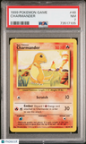 1999 Pokemon Game Charmander PSA 7