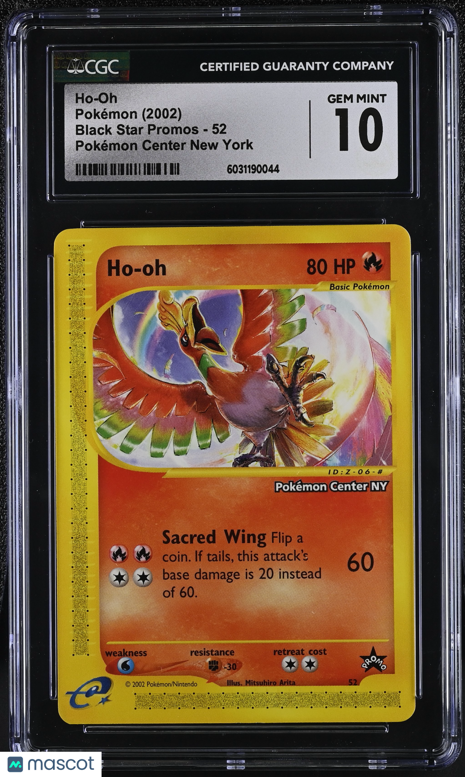 2002 Black Star Promos Ho-Oh CGC 10