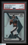 2020 Panini Mosaic Jalen Hurts Silver Prizm PSA 10