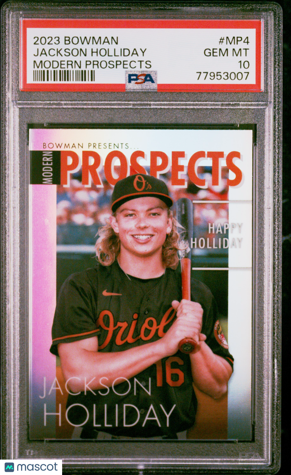2023 Bowman Modern Prospects Jackson Holliday Modern Prospects PSA 10