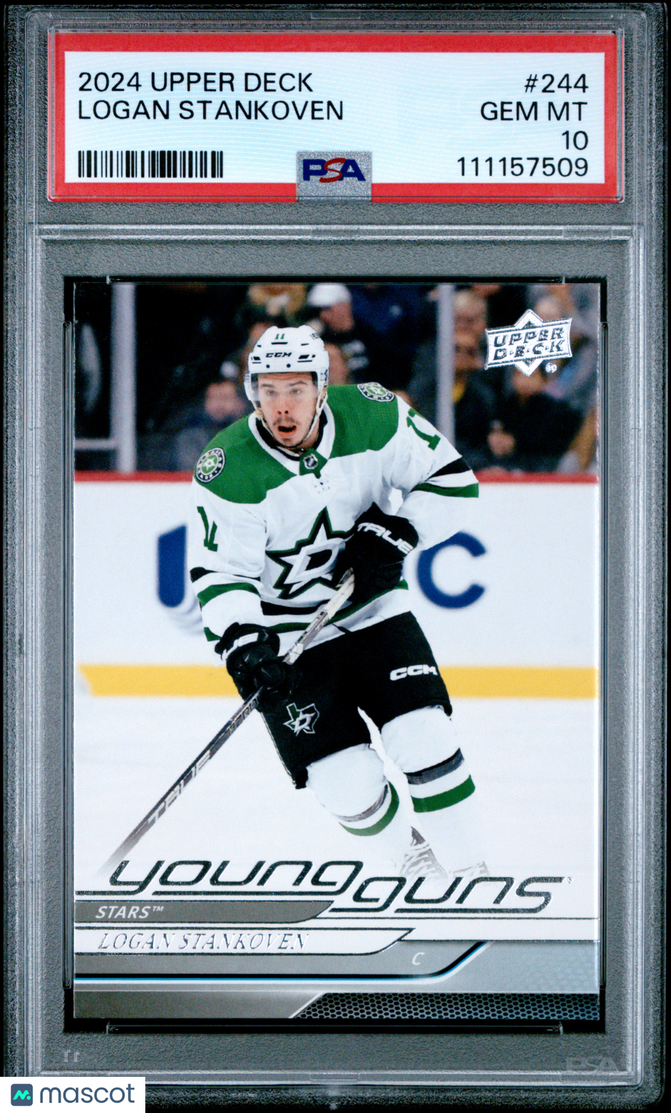 2024 Upper Deck Logan Stankoven PSA 10