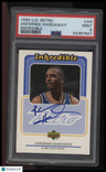 1999 Upper Deck Retro Inkredible Anfernee Hardaway Inkredible PSA 9