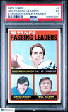 1972 Topps Nfc Passing Leaders Staubach/Landry/Kilmer PSA 5