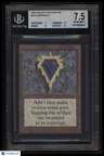 1993 Magic The Gathering Collector's Edition Mox Sapphire R BGS 7.5
