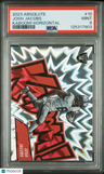 2023 Panini Absolute Kaboom! Horizontal Josh Jacobs PSA 9