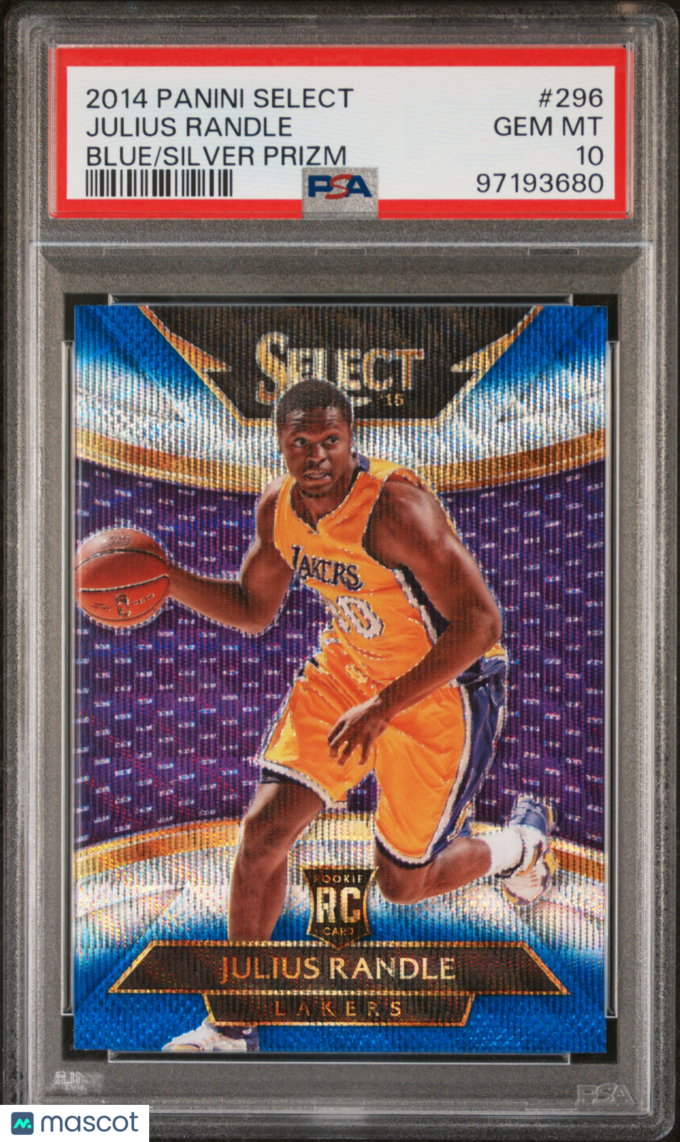 2014 Panini Select Julius Randle Blue/Silver Prizm PSA 10