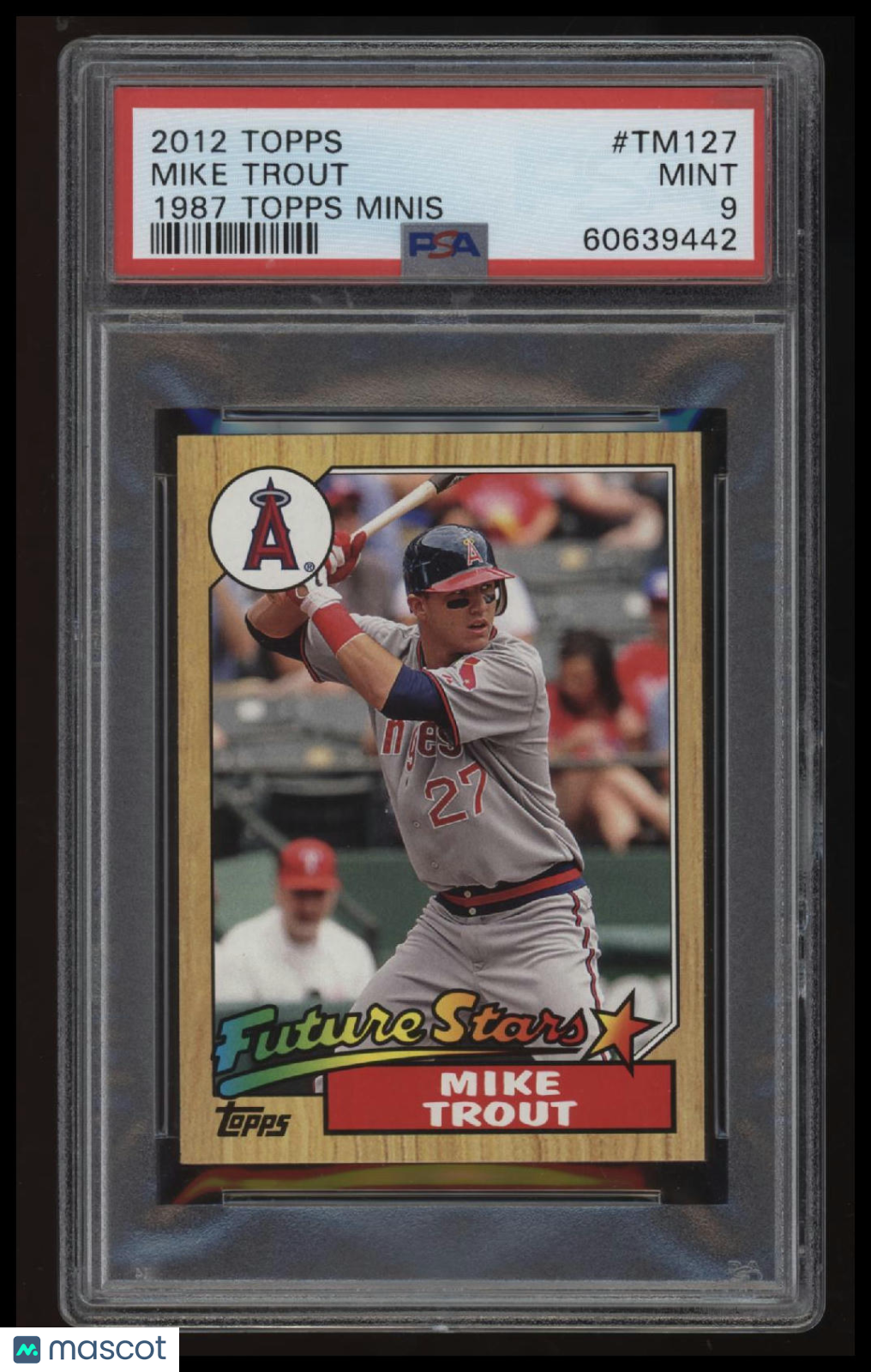 2012 Topps 1987 Topps Minis Mike Trout 1987 Topps Minis PSA 9