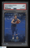 2019 Panini Origins Luka Doncic Blue PSA 9