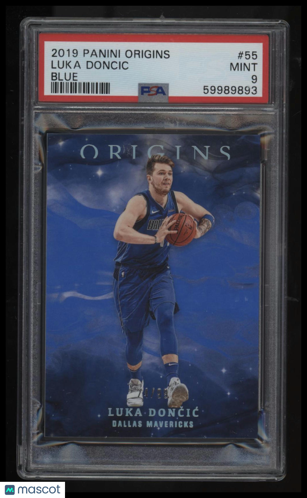 2019 Panini Origins Luka Doncic Blue PSA 9