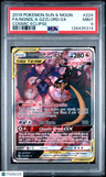 2019 Pokemon Sun & Moon Cosmic Eclipse Ngndl.& Gzzlord.Gx PSA 9