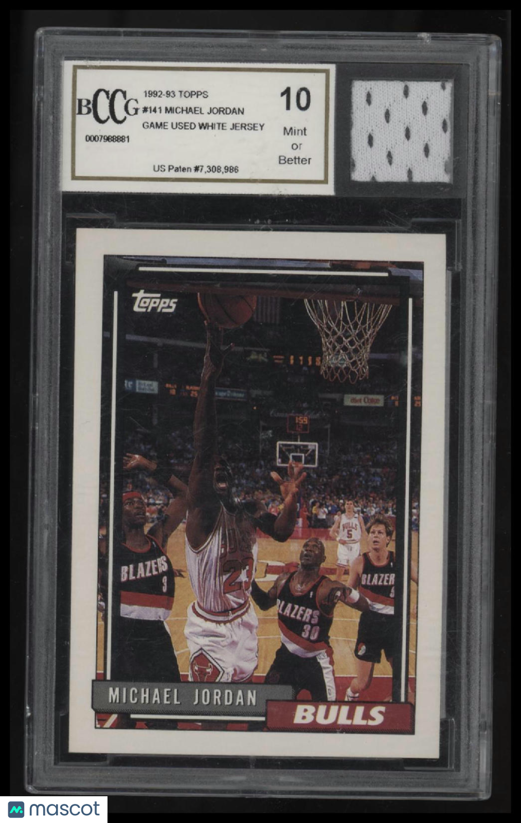 1992-93 Topps Michael Jordan BCCG 10.0