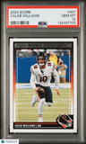 2024 Panini Score Caleb Williams PSA 10