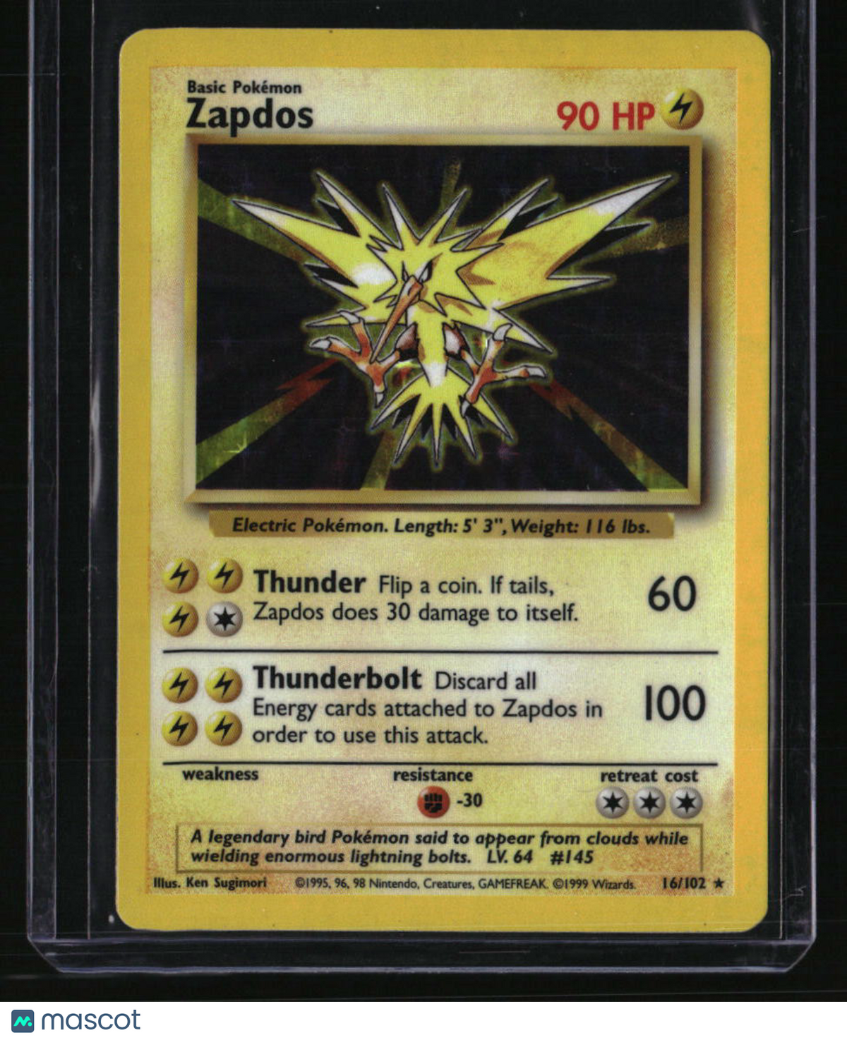 Base Set Zapdos