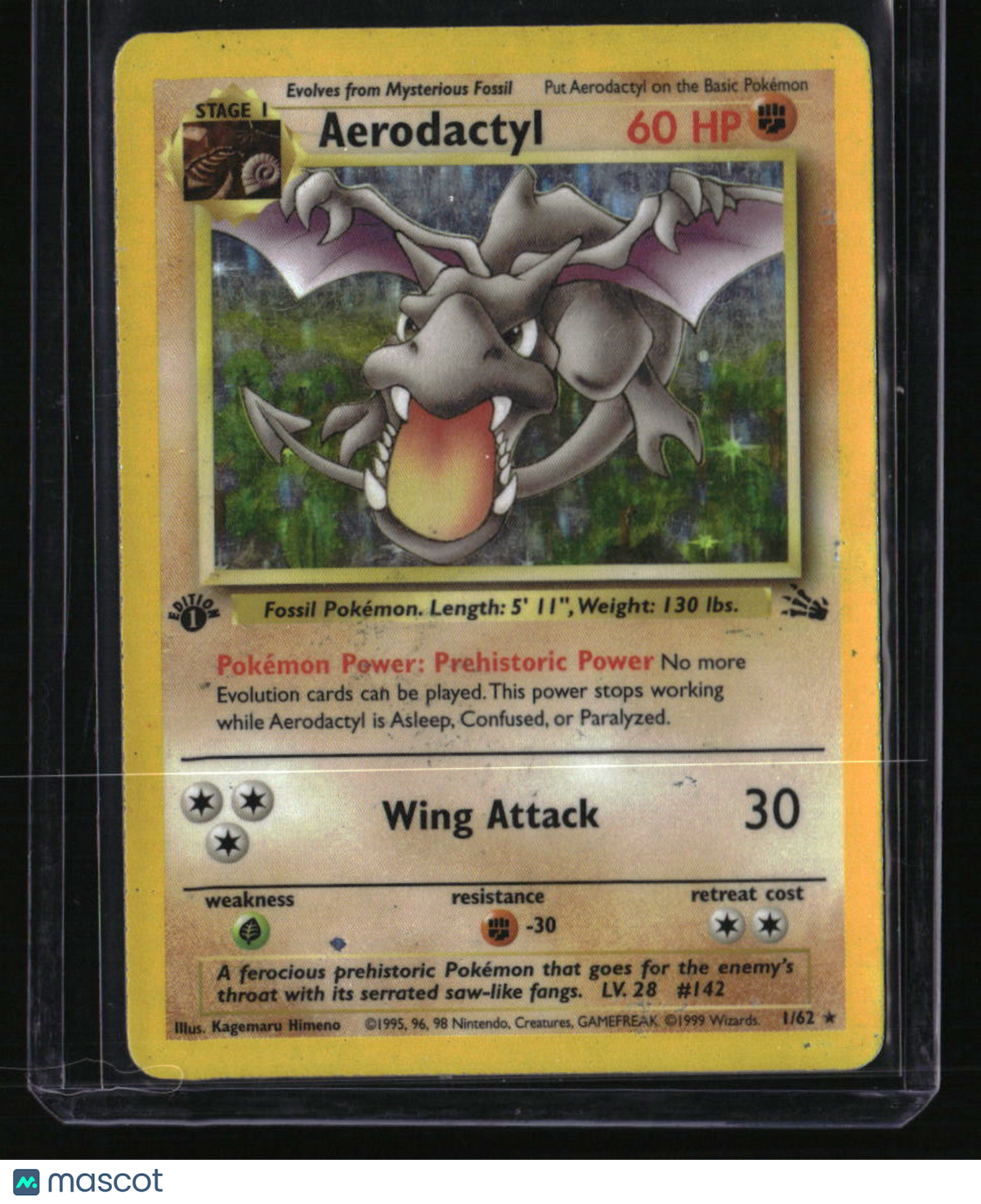 1st Edition Fossil Aerodactyl (1)