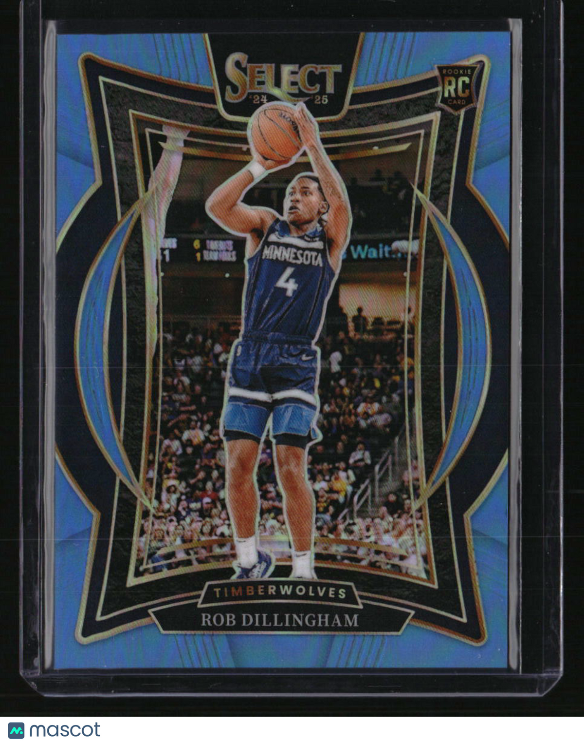 2024-25 Panini Select Rob Dillingham Light Blue Prizm #/299
