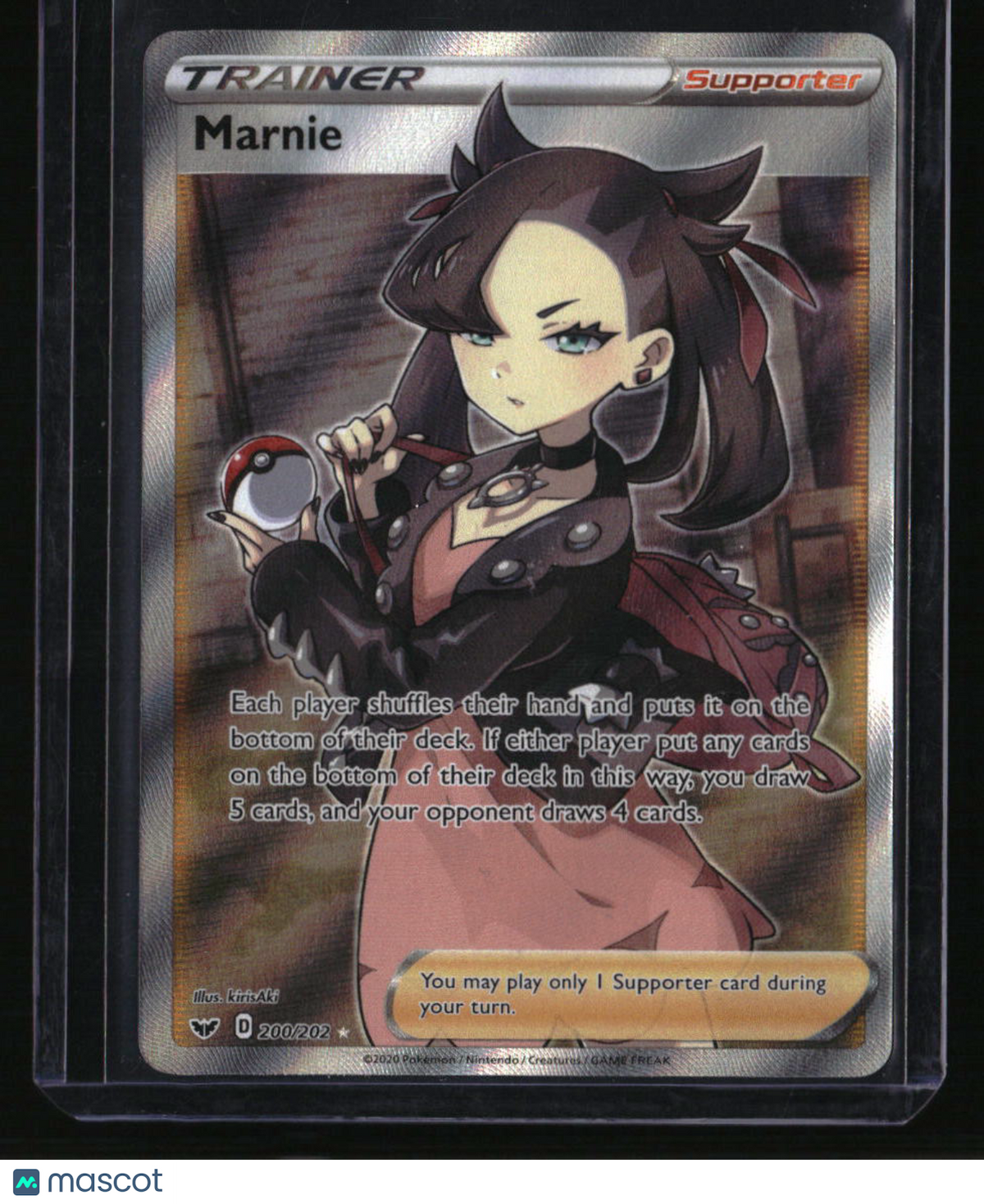 SWSH01: Sword &amp; Shield Base Set Marnie (Full Art)