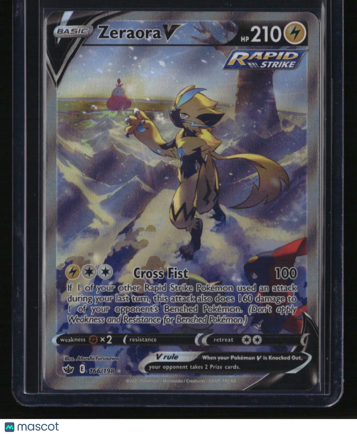 SWSH06: Chilling Reign Zeraora V (Alternate Full Art)