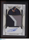 2024 Panini National Treasures Carson Williams Prospect Material Sig. Gold #/49