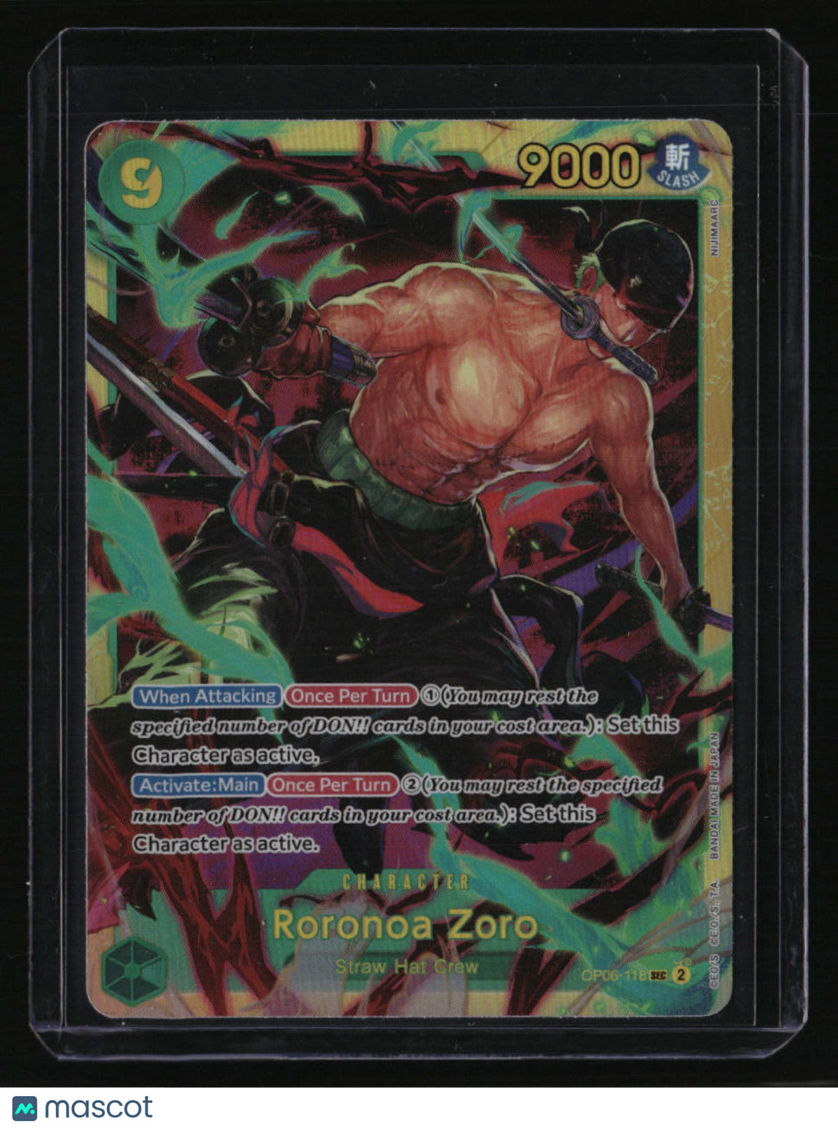 Wings of the Captain Roronoa Zoro
