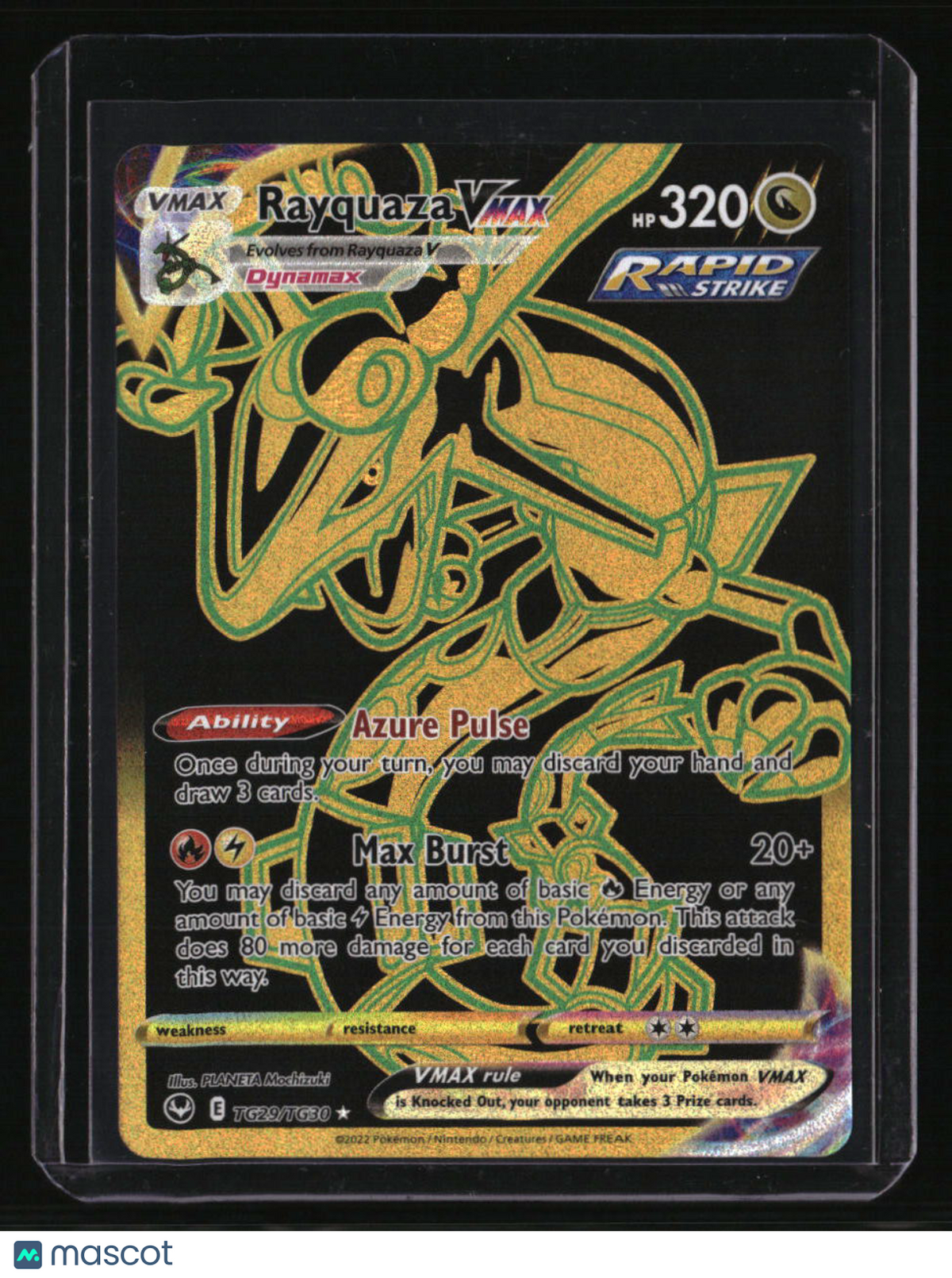 SWSH12: Silver Tempest Trainer Gallery Rayquaza VMAX (Secret)